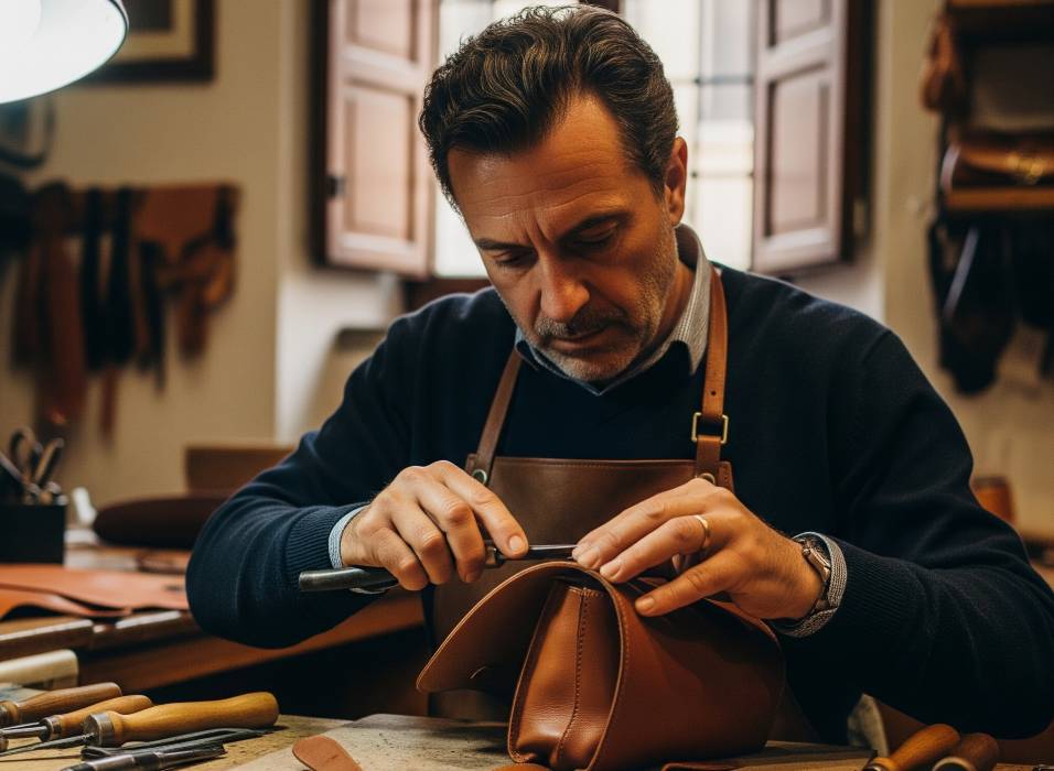 Master artisan crafting in a private Florence workshop during exclusive artisan experience